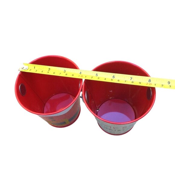 SET OF 2 - 10"CHRISTMAS MINI BUCKETS CHRISTMAS DECORATION - Picture 5 of 5